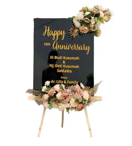 Papan Bunga Akrilik Linggo